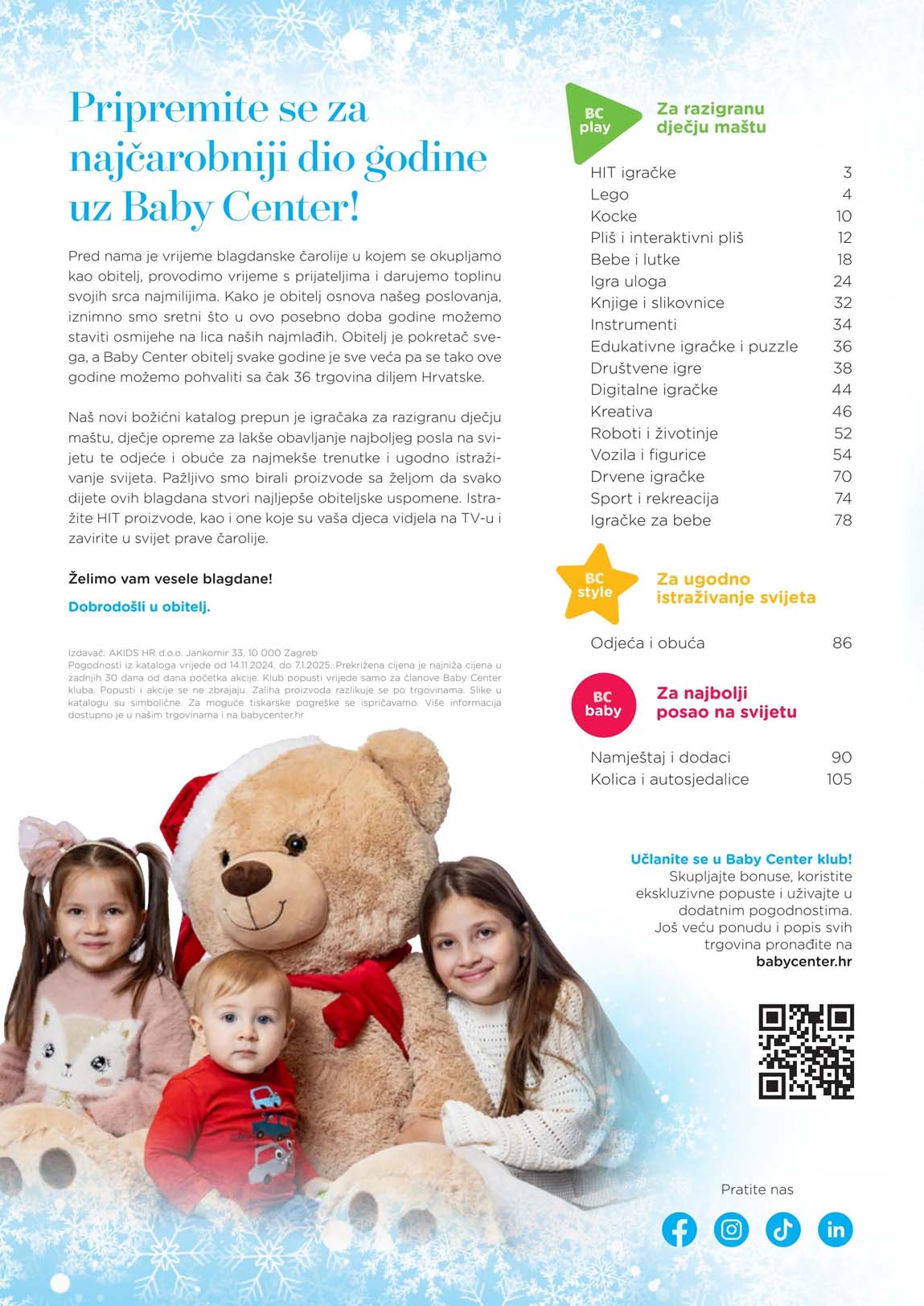 Beby center Božićni katalog