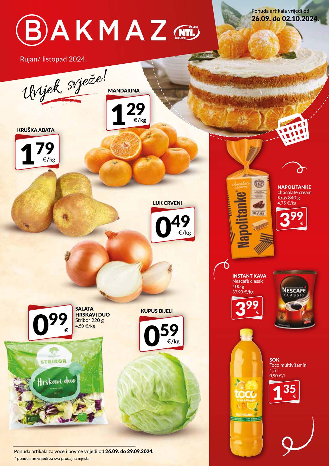 BAKMAZ KATALOG AKCIJA POPUSTI 