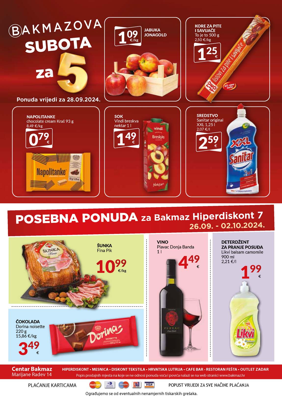 BAKMAZ KATALOG AKCIJA POPUSTI 