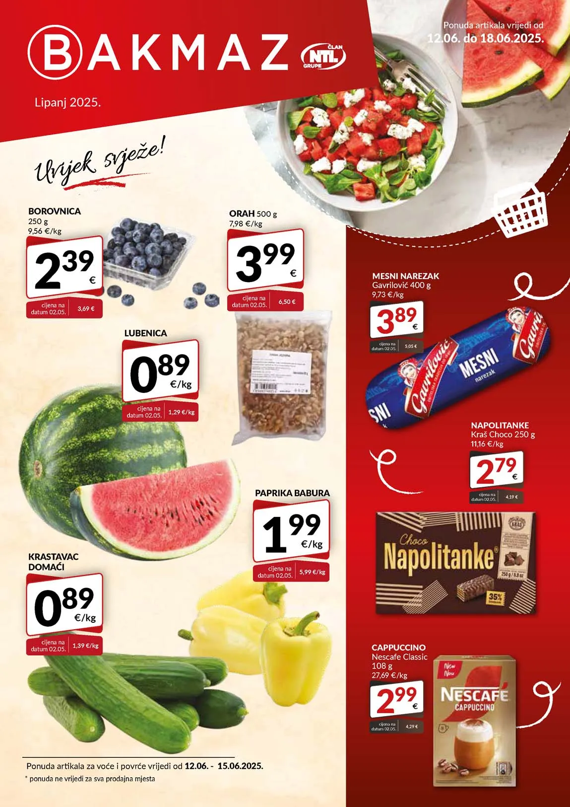Sniženja Bakmaz kataloška ponuda 