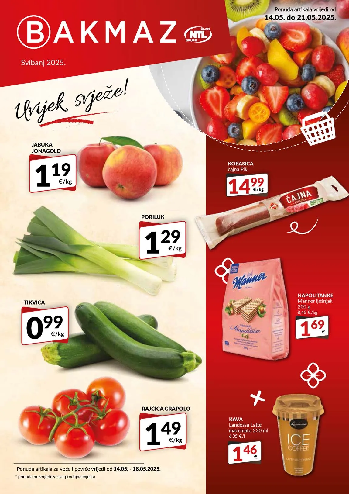 Sniženja Bakmaz kataloška ponuda 