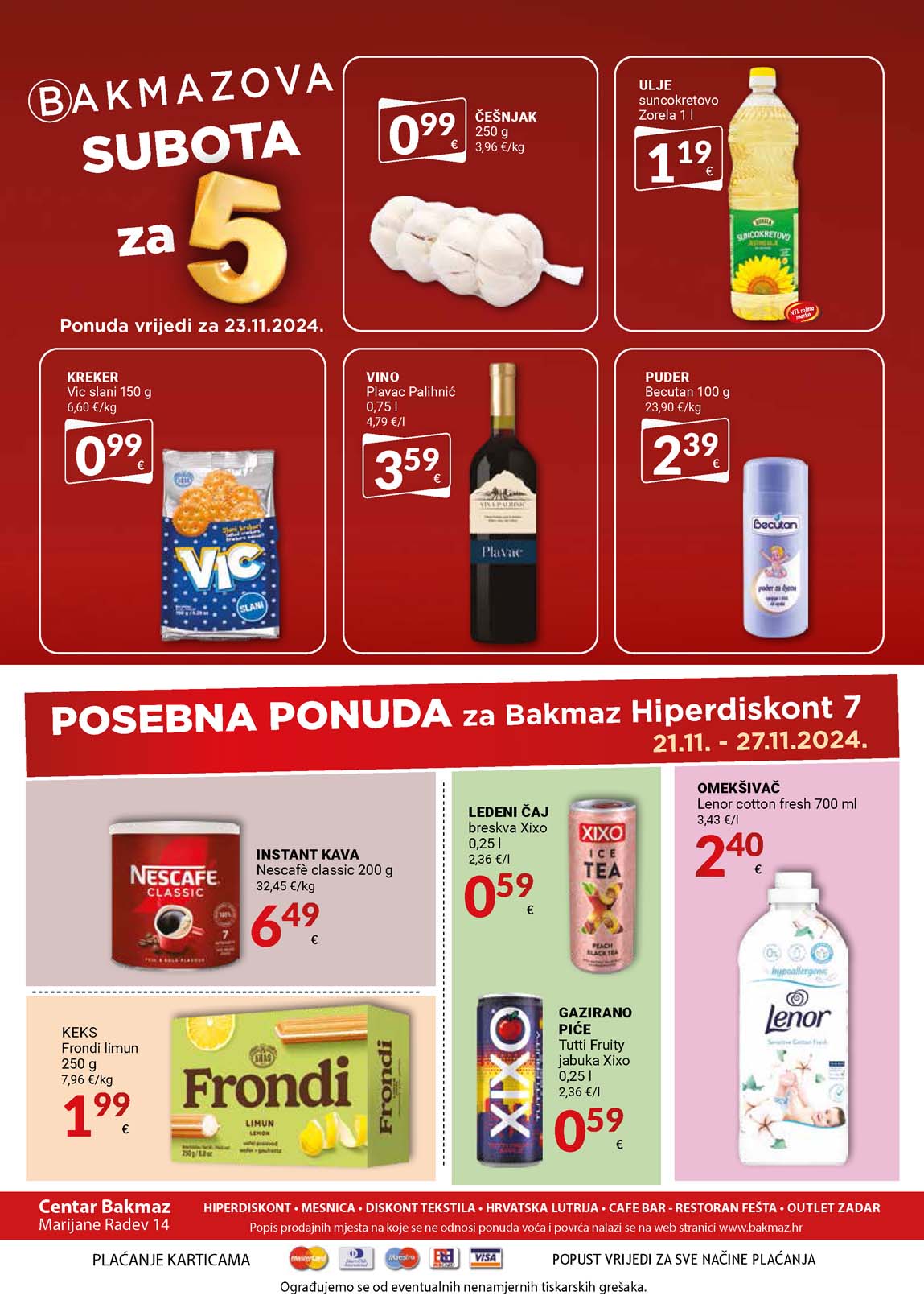 Sniženja Bakmaz kataloška ponuda