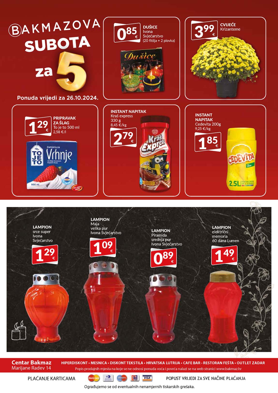 BAKMAZ KATALOG AKCIJA POPUSTI 