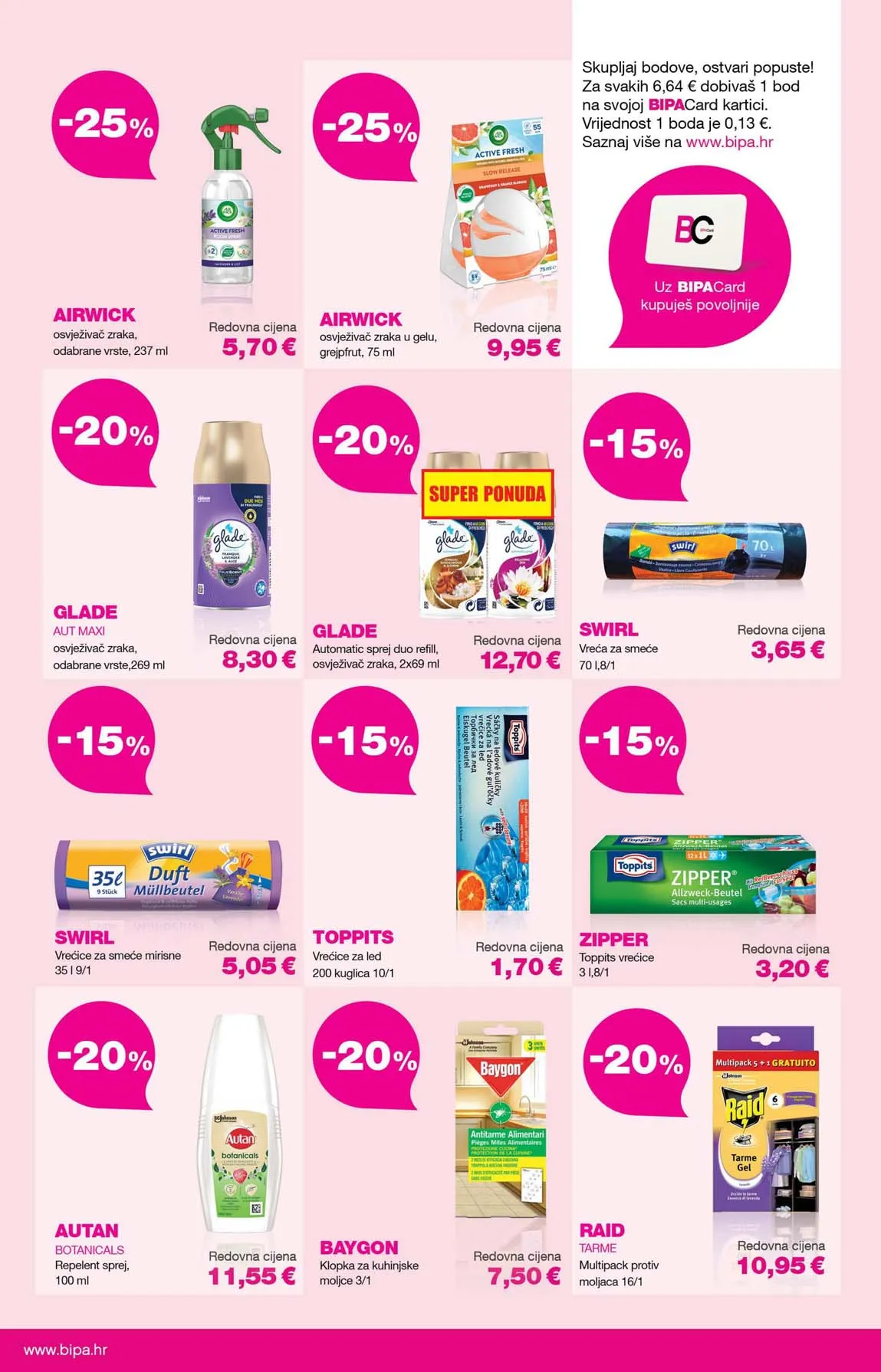 Bipa card katalog sniženja