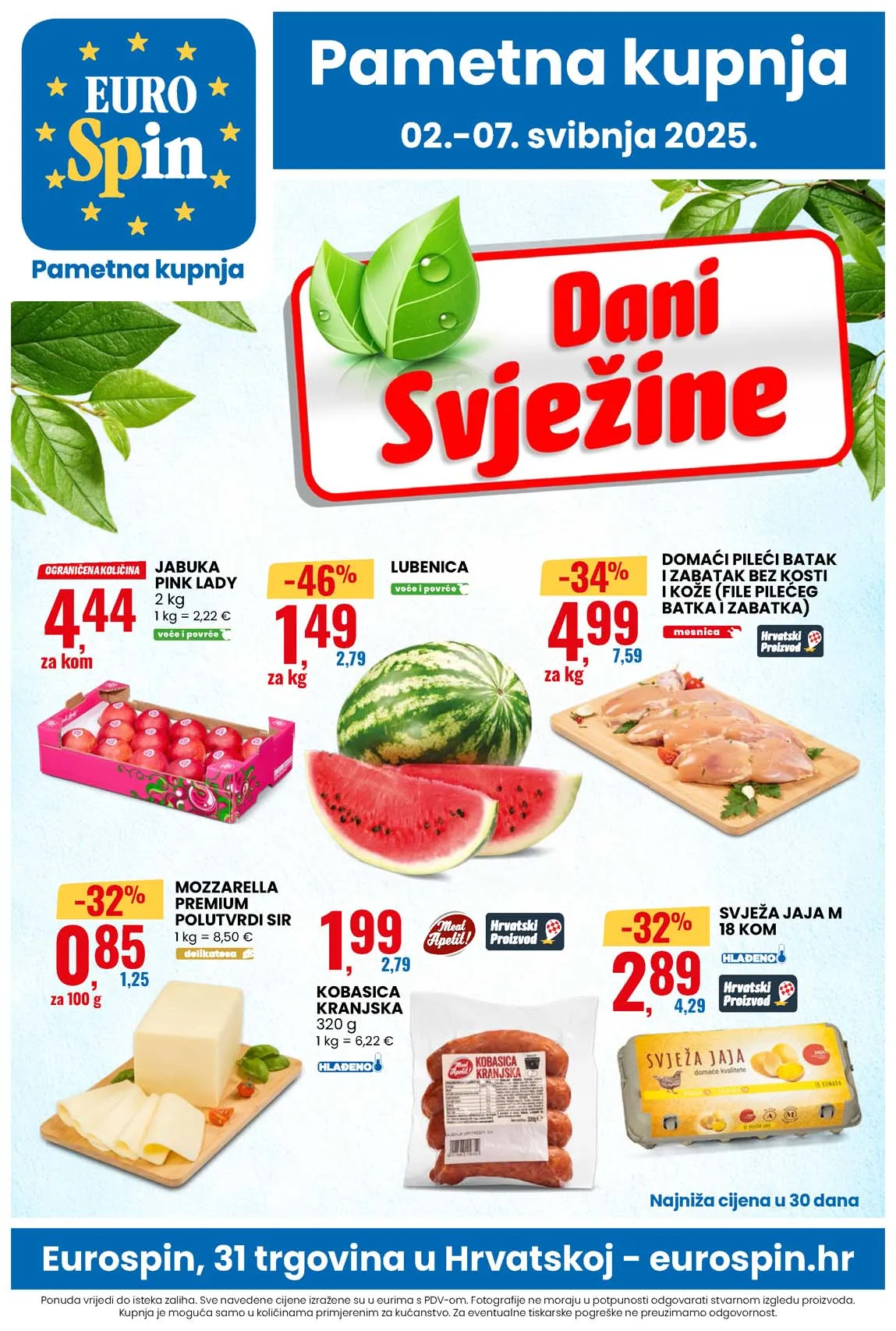 Eurospin akcija Katalog sniženja 07.05.2025