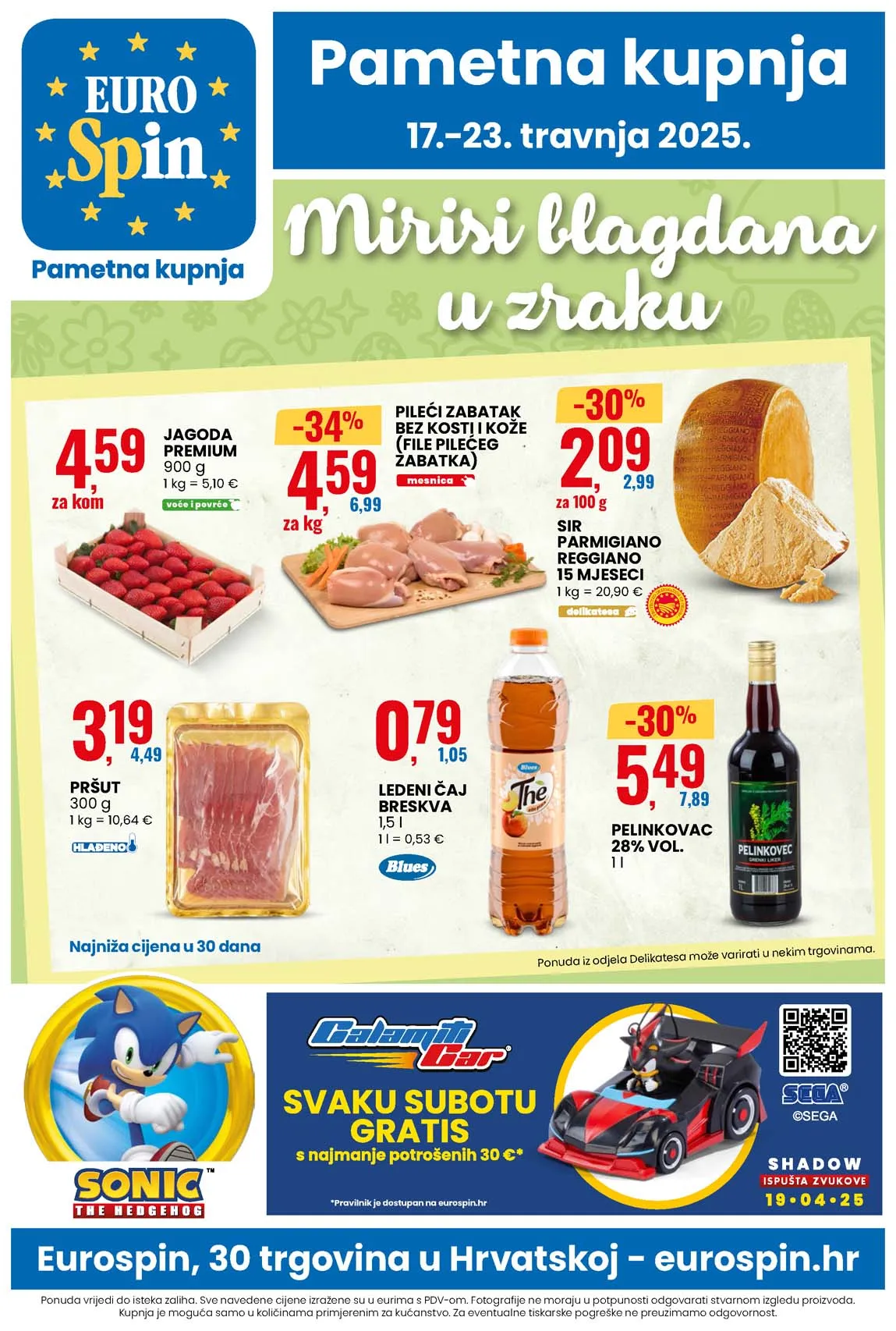 Eurospin akcija Katalog sniženja 23.04.2025