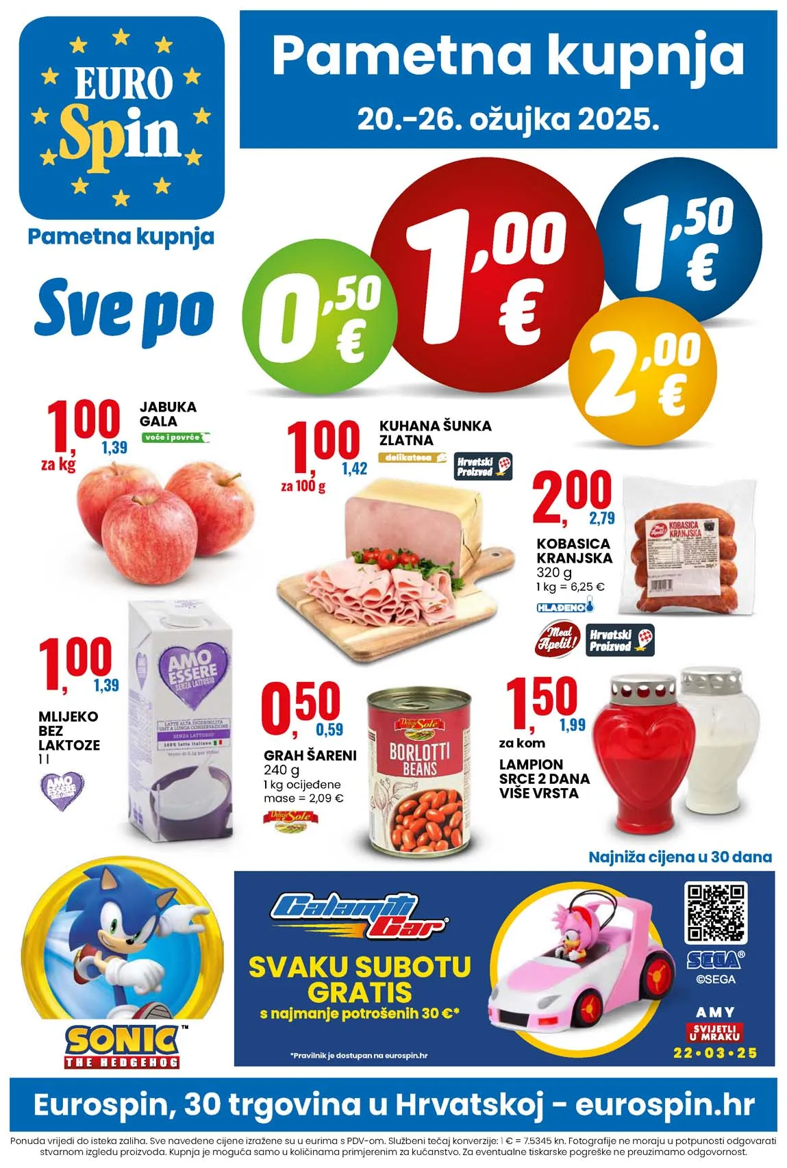 Eurospin akcija Katalog sniženja 26.03.2025