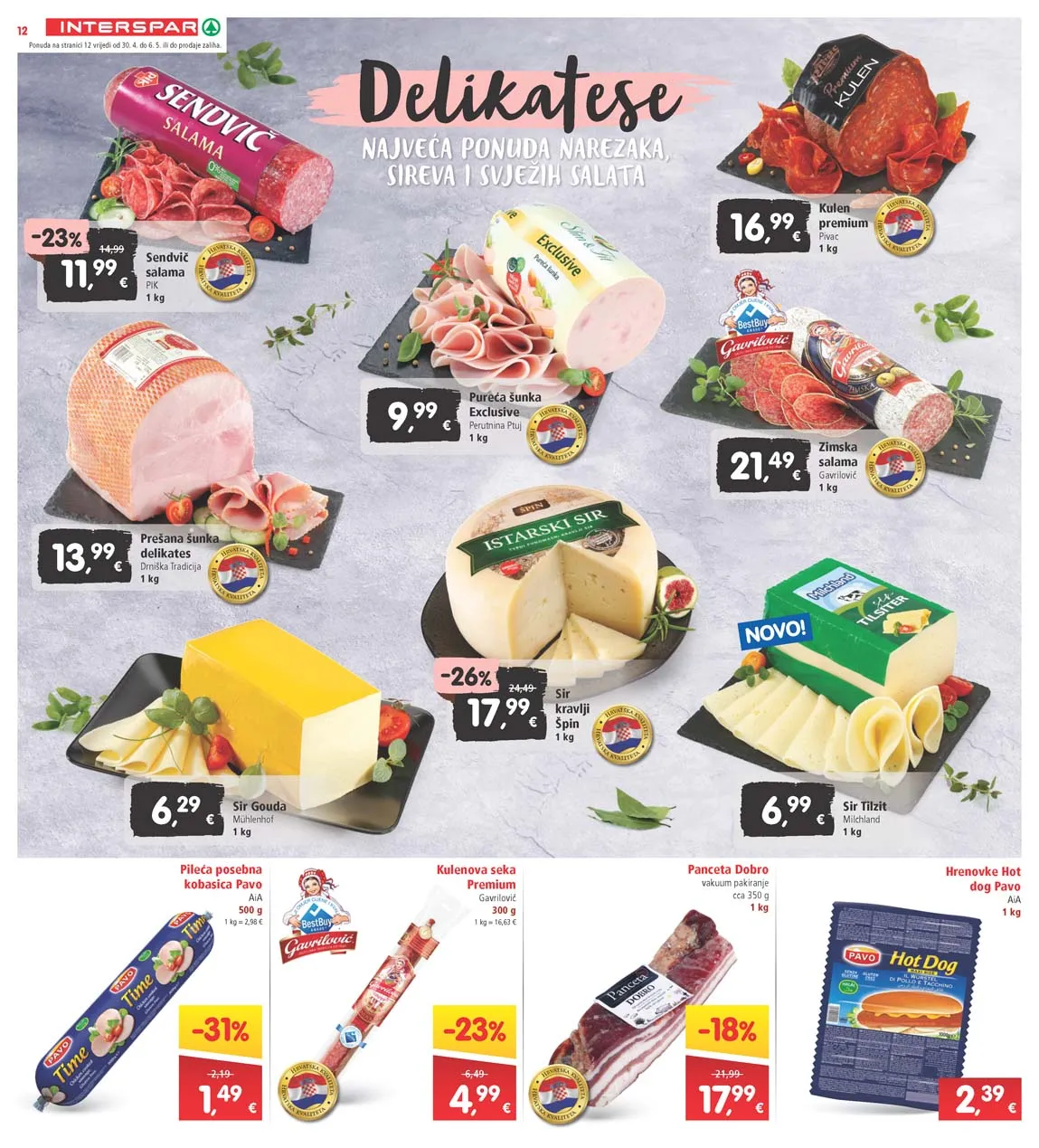 Katalog sniženja Interspar