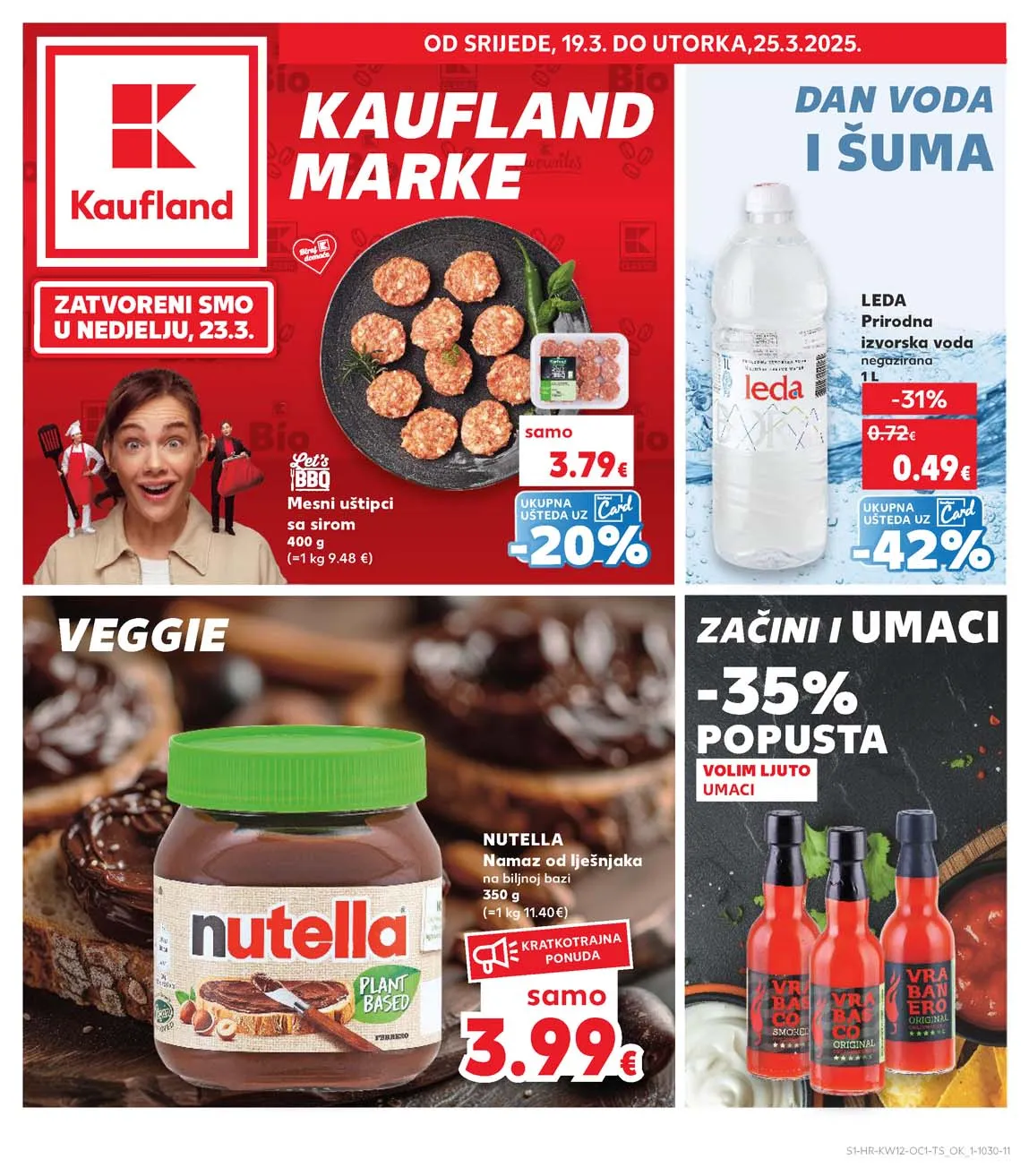 KAUFLAND Akcija sniženja naše marke i dan šuma Katalog  do 25.03.2025