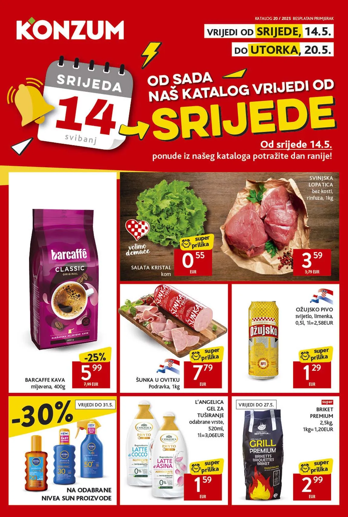 KONZUM akcija Katalog sniženja do 20.05.2025
