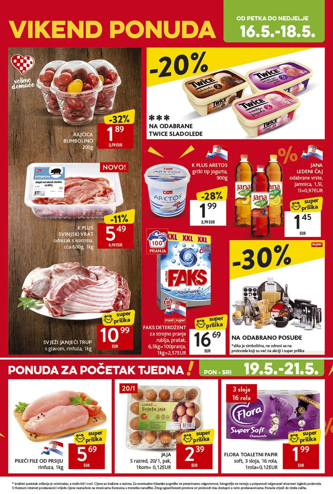 KONZUM Vikend akcija sniženja do 18.05.2025