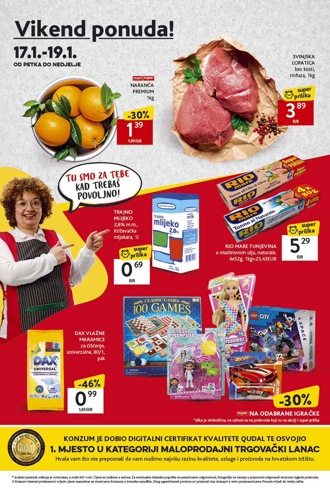 Konzum vikend akcija 