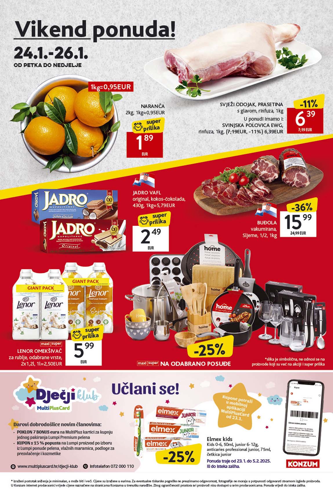 Konzum vikend akcija 