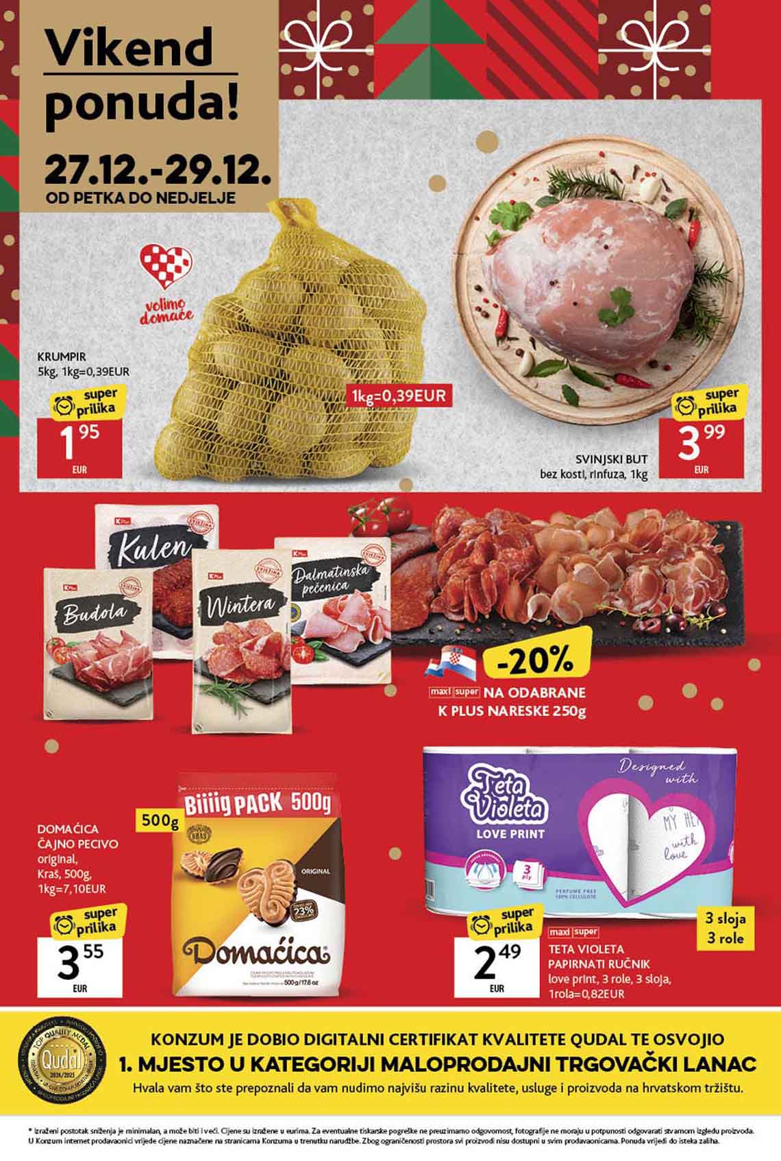 Konzum vikend akcija 