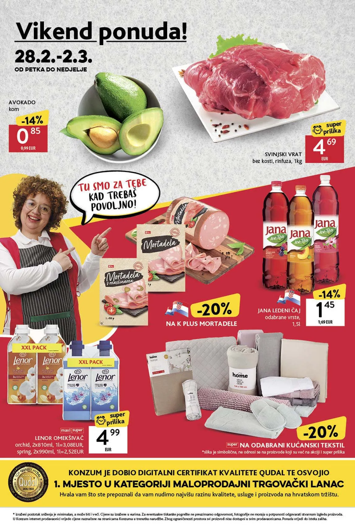 Konzum vikend akcija 