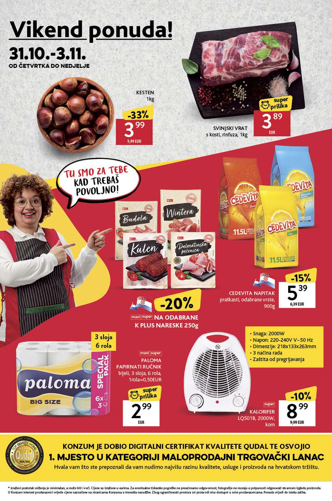 Konzum vikend akcija 