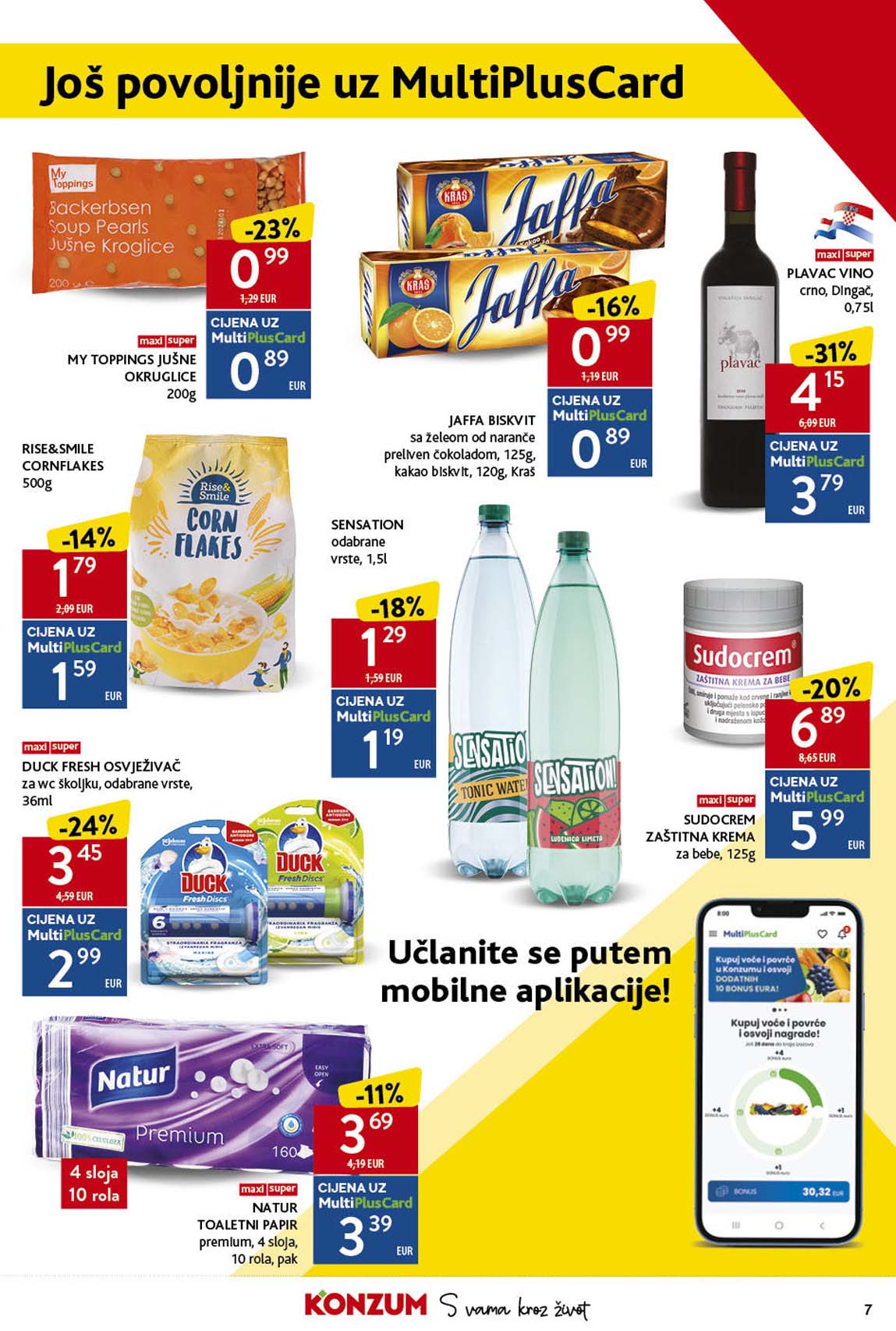 KONZUM KATALOG AKCIJA POPUSTI 