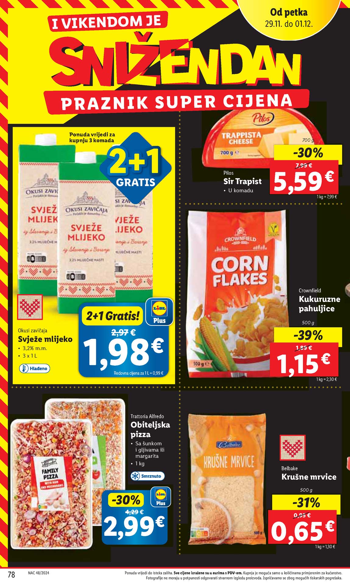 Vikend akcija sniženja Lidl