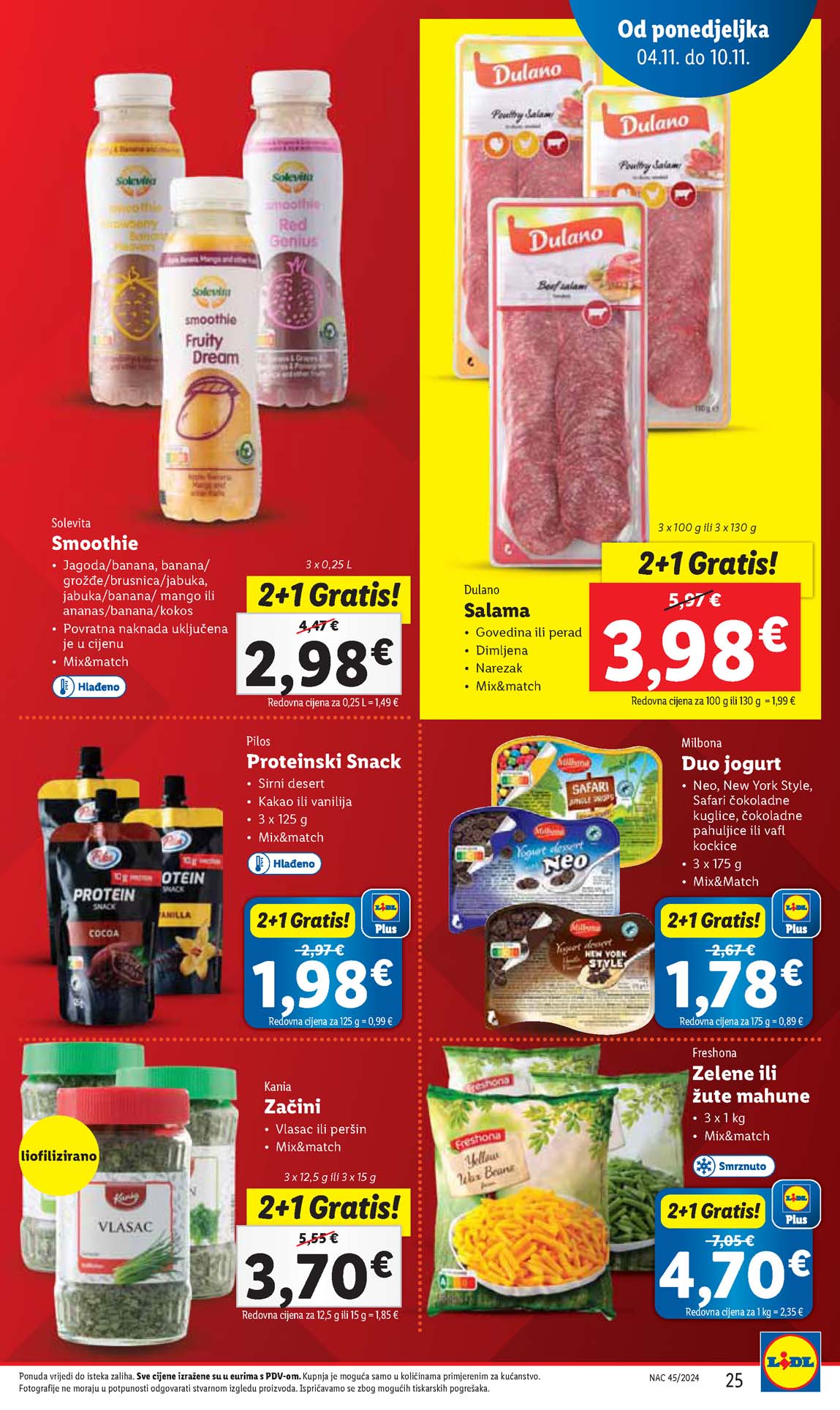 LIDL SNIZENJE SNIZENJA  KATALOG AKCIJA