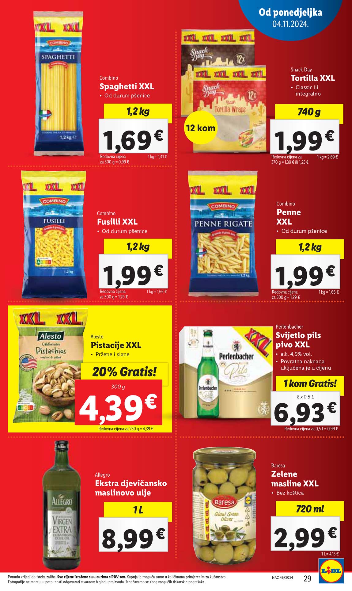 LIDL SNIZENJE SNIZENJA  KATALOG AKCIJA