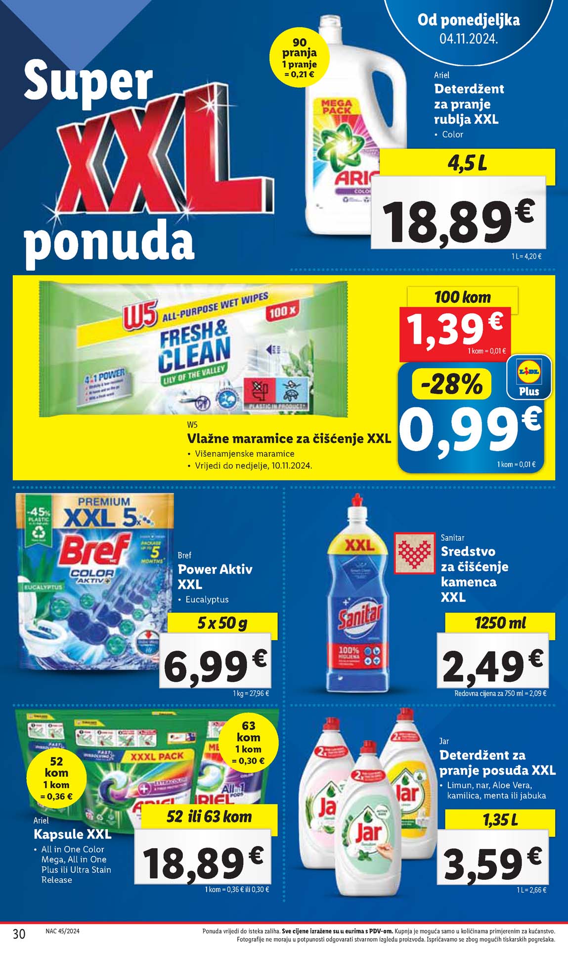 LIDL SNIZENJE SNIZENJA  KATALOG AKCIJA