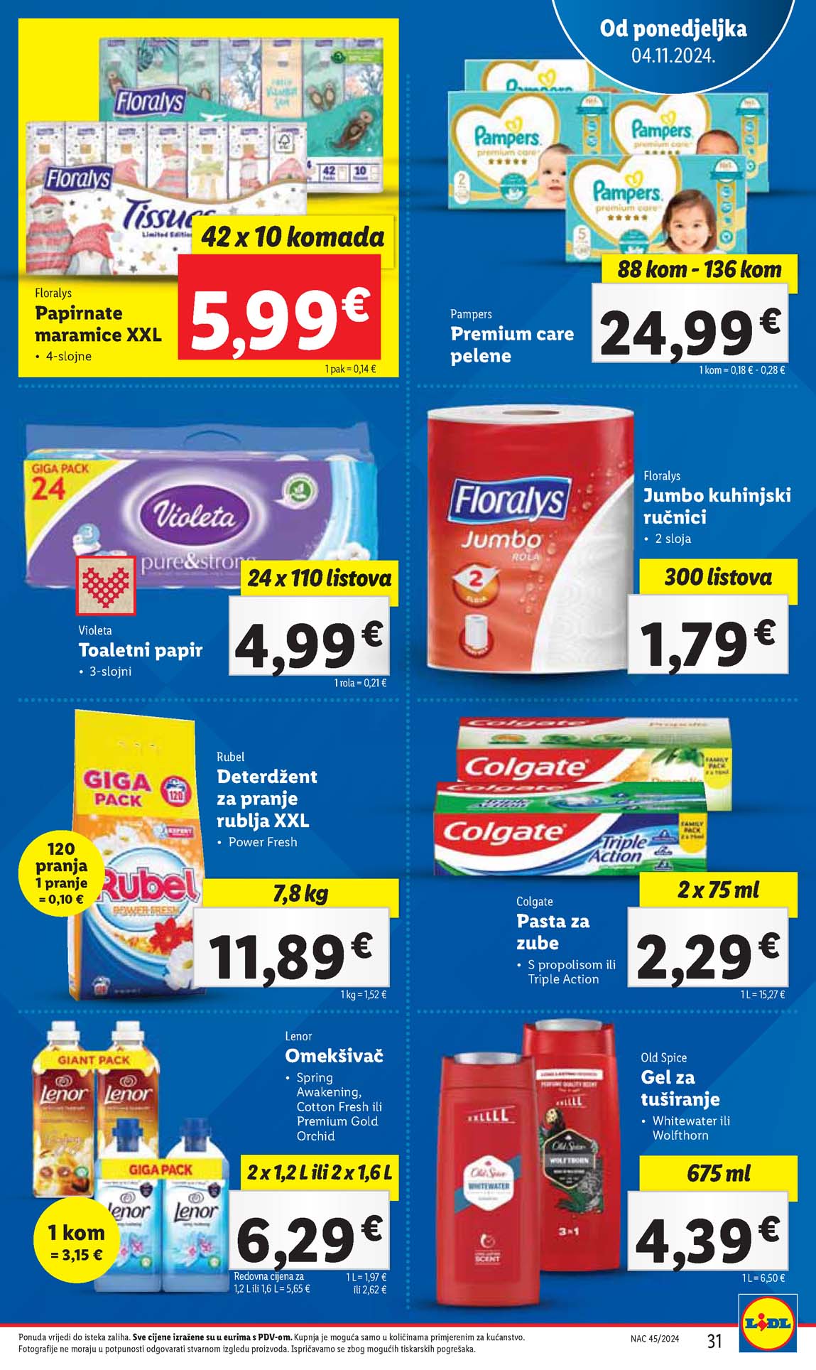 LIDL SNIZENJE SNIZENJA  KATALOG AKCIJA