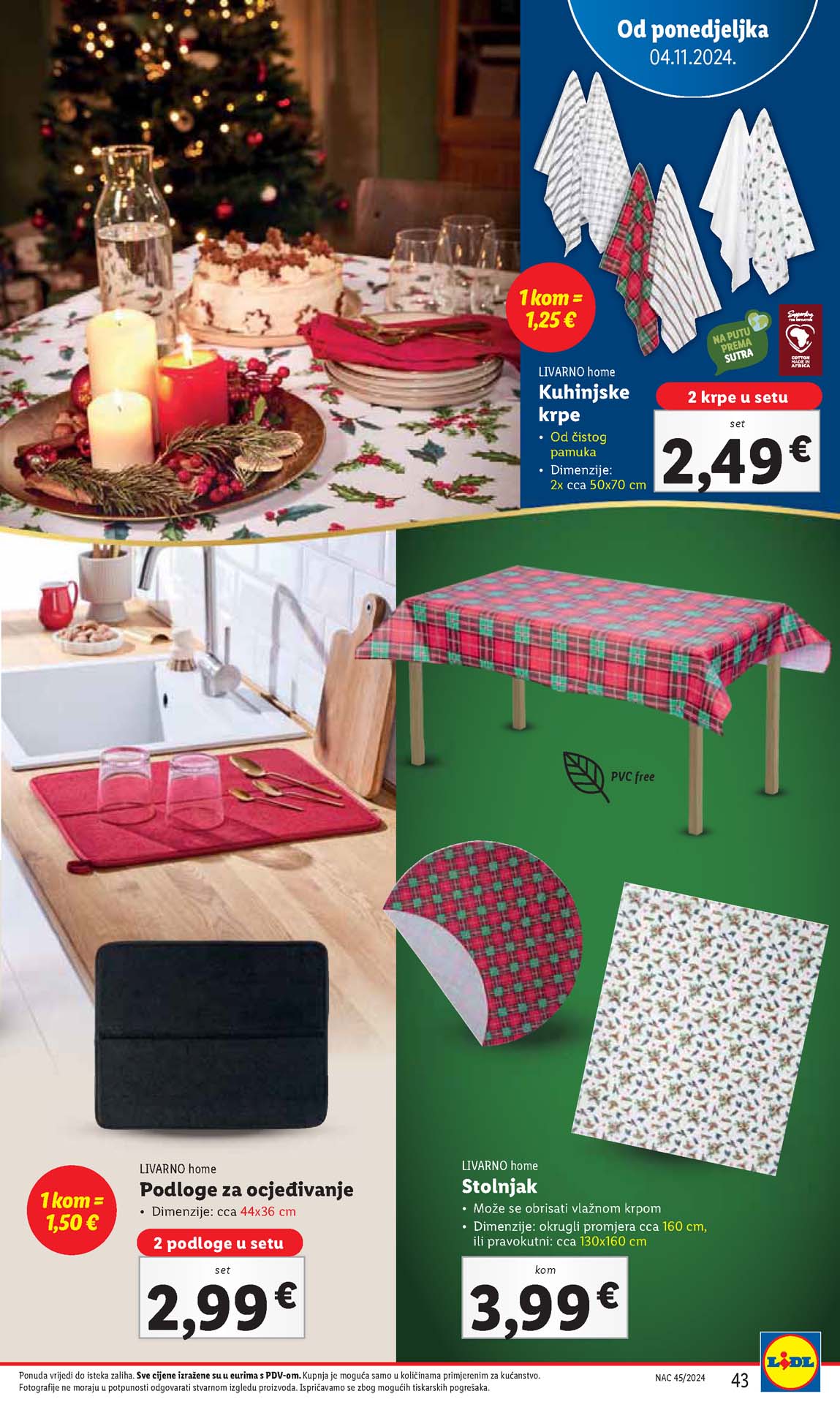 LIDL SNIZENJE SNIZENJA  KATALOG AKCIJA