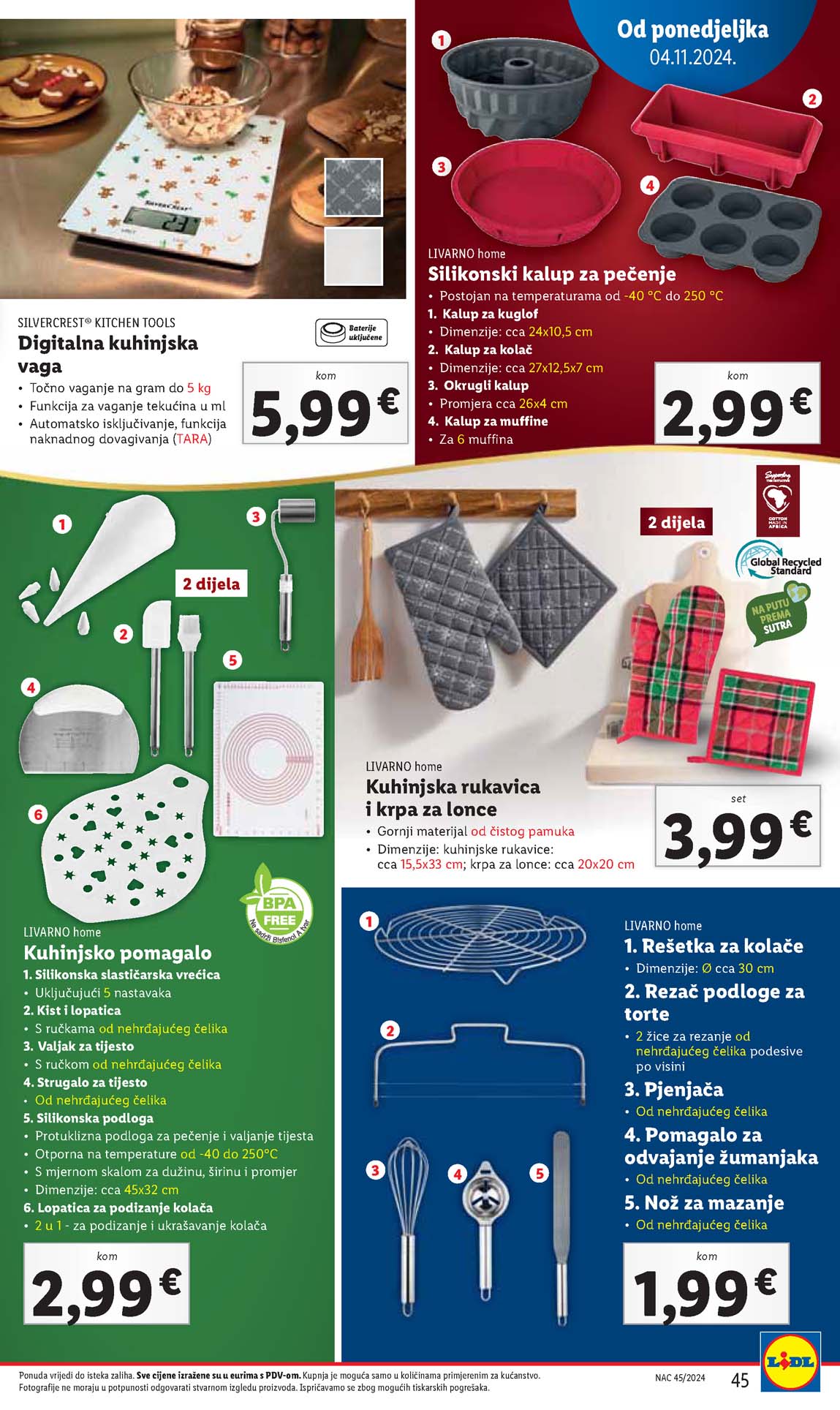 LIDL SNIZENJE SNIZENJA  KATALOG AKCIJA