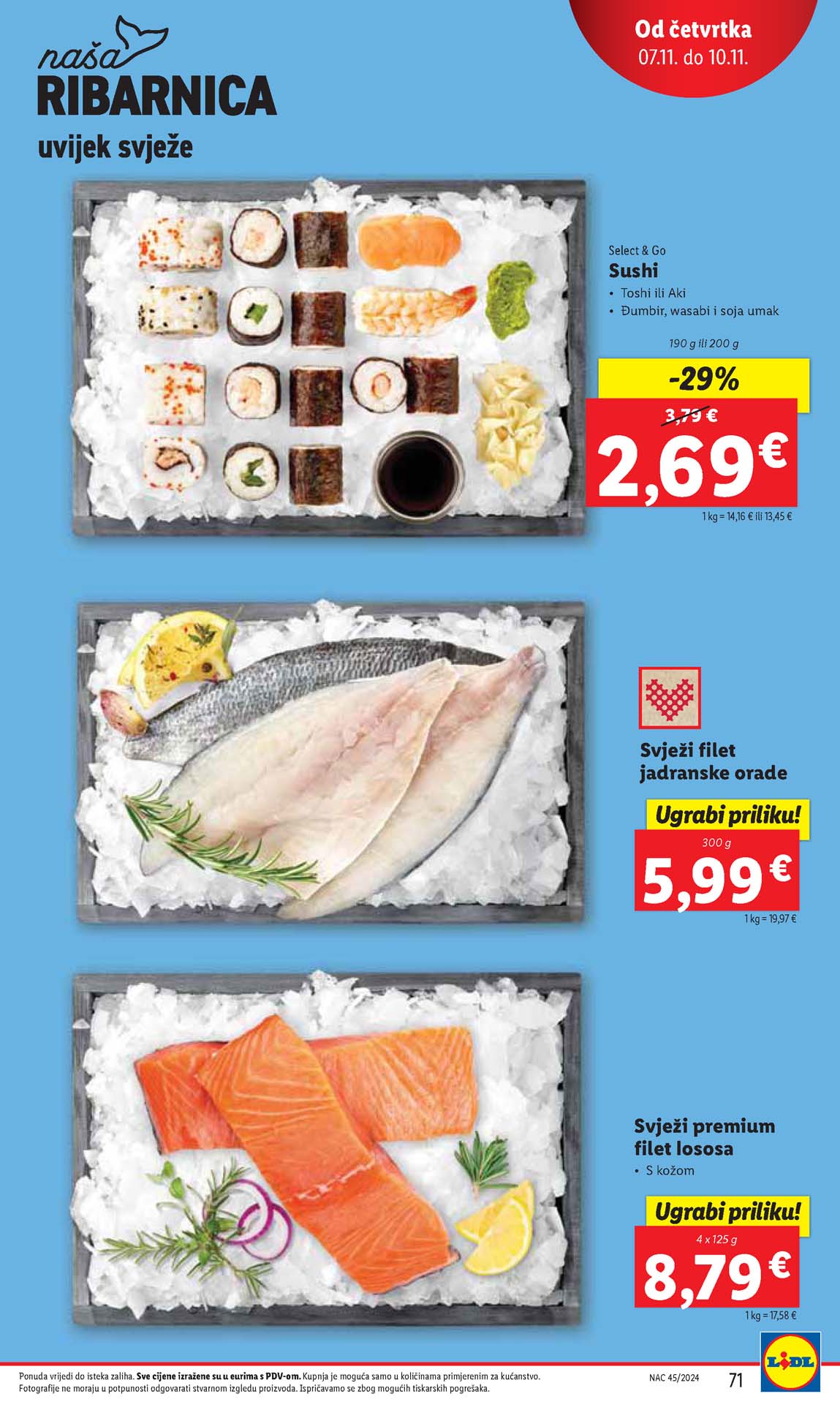 LIDL SNIZENJE SNIZENJA  KATALOG AKCIJA