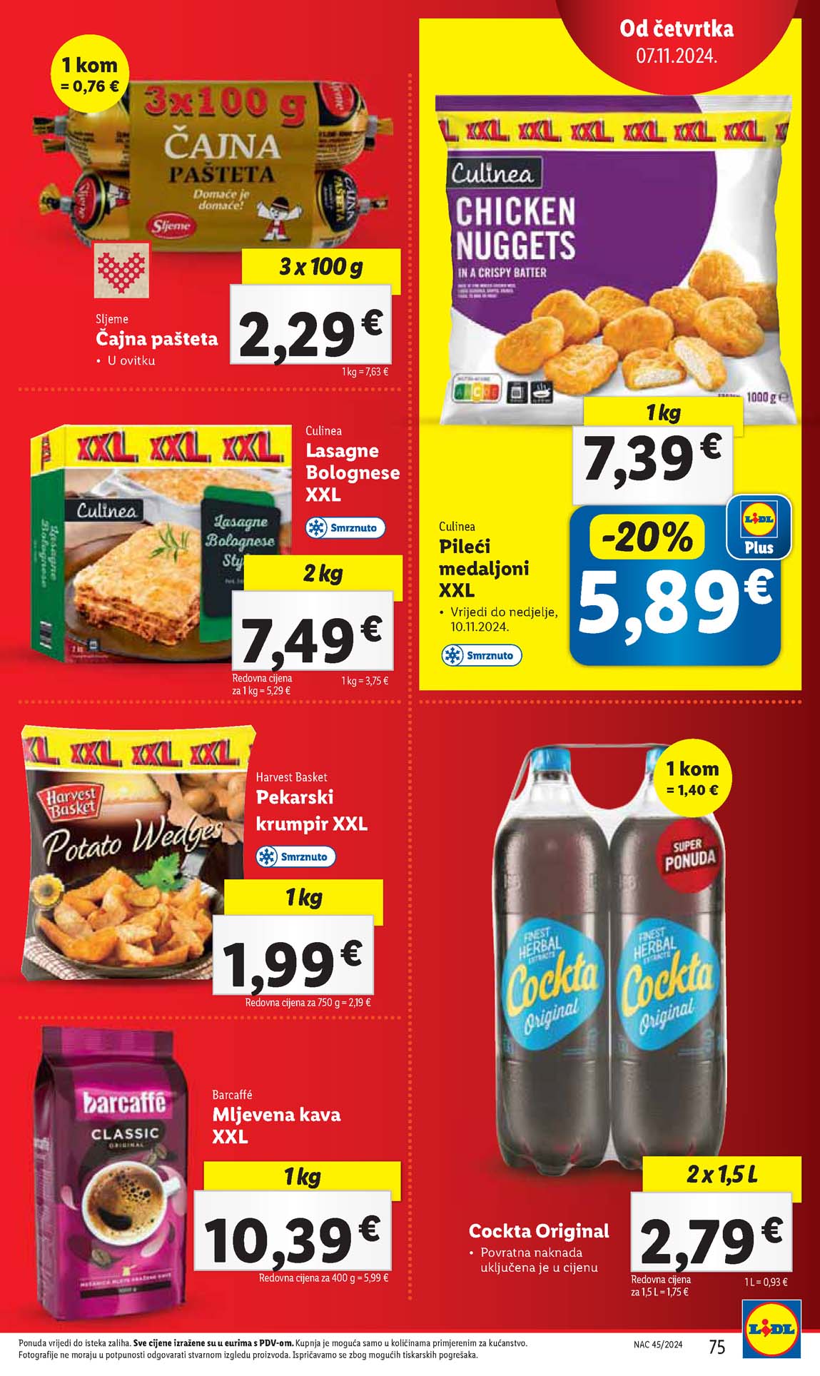 LIDL SNIZENJE SNIZENJA  KATALOG AKCIJA