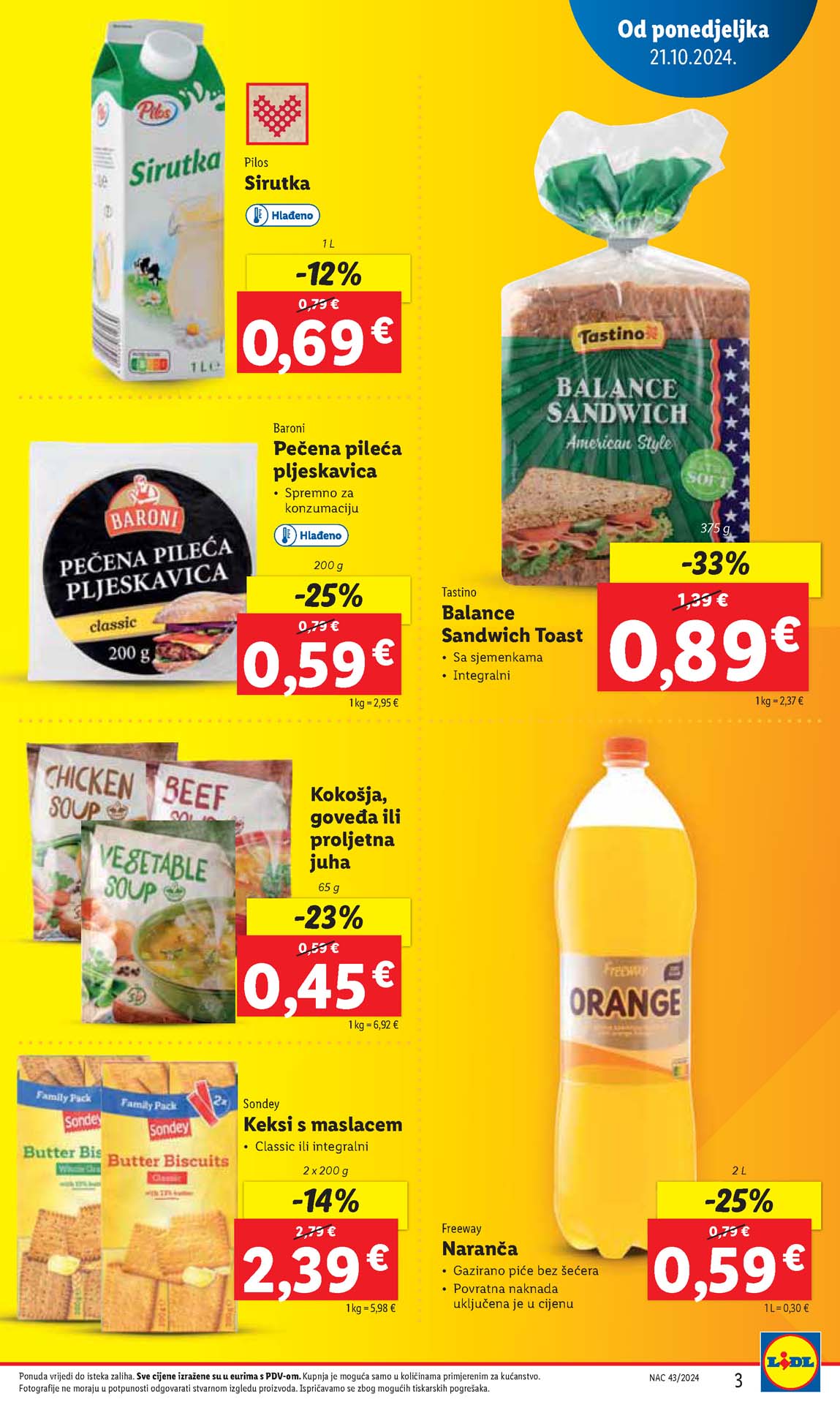 LIDL SNIZENJE SNIZENJA  KATALOG AKCIJA