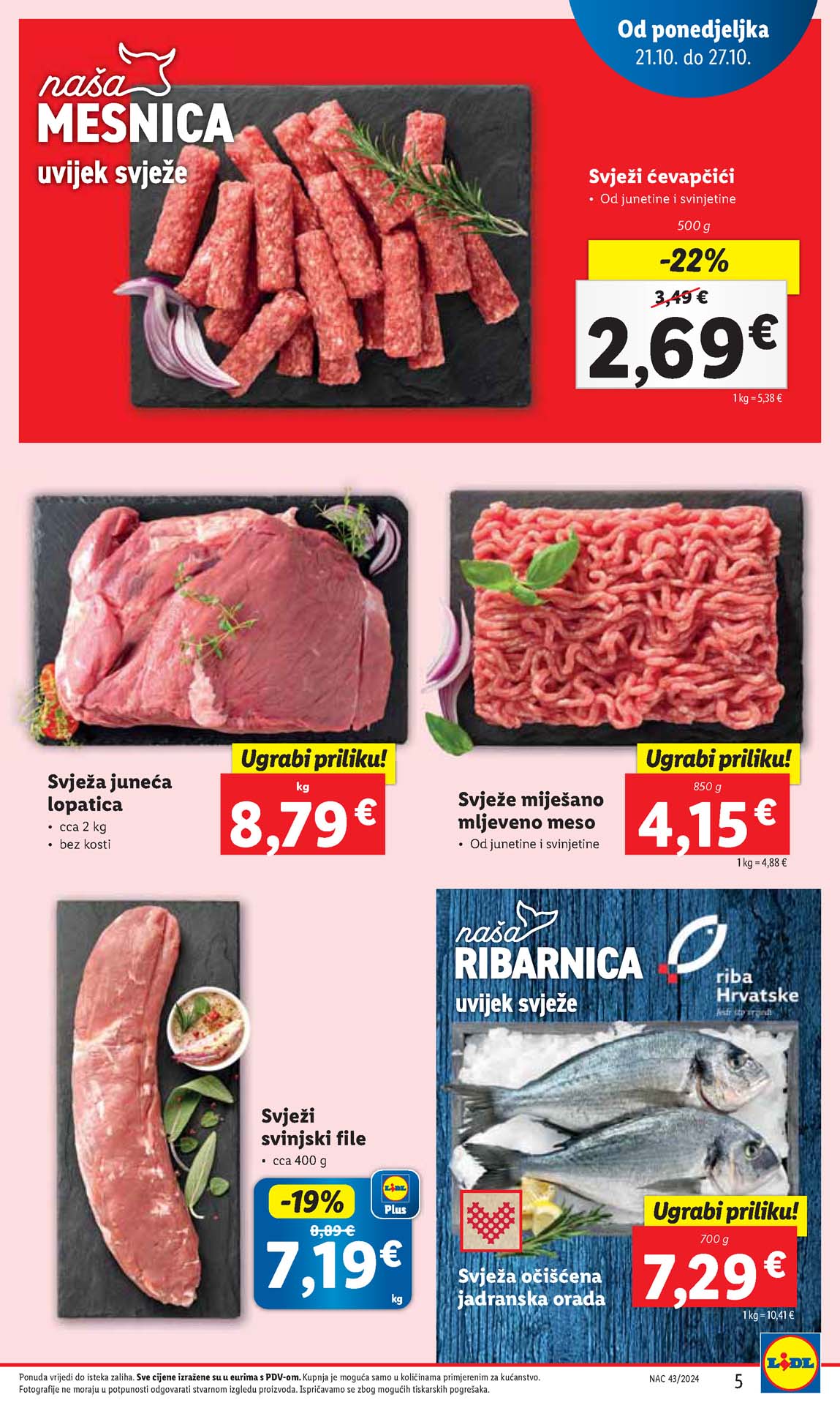 LIDL SNIZENJE SNIZENJA  KATALOG AKCIJA