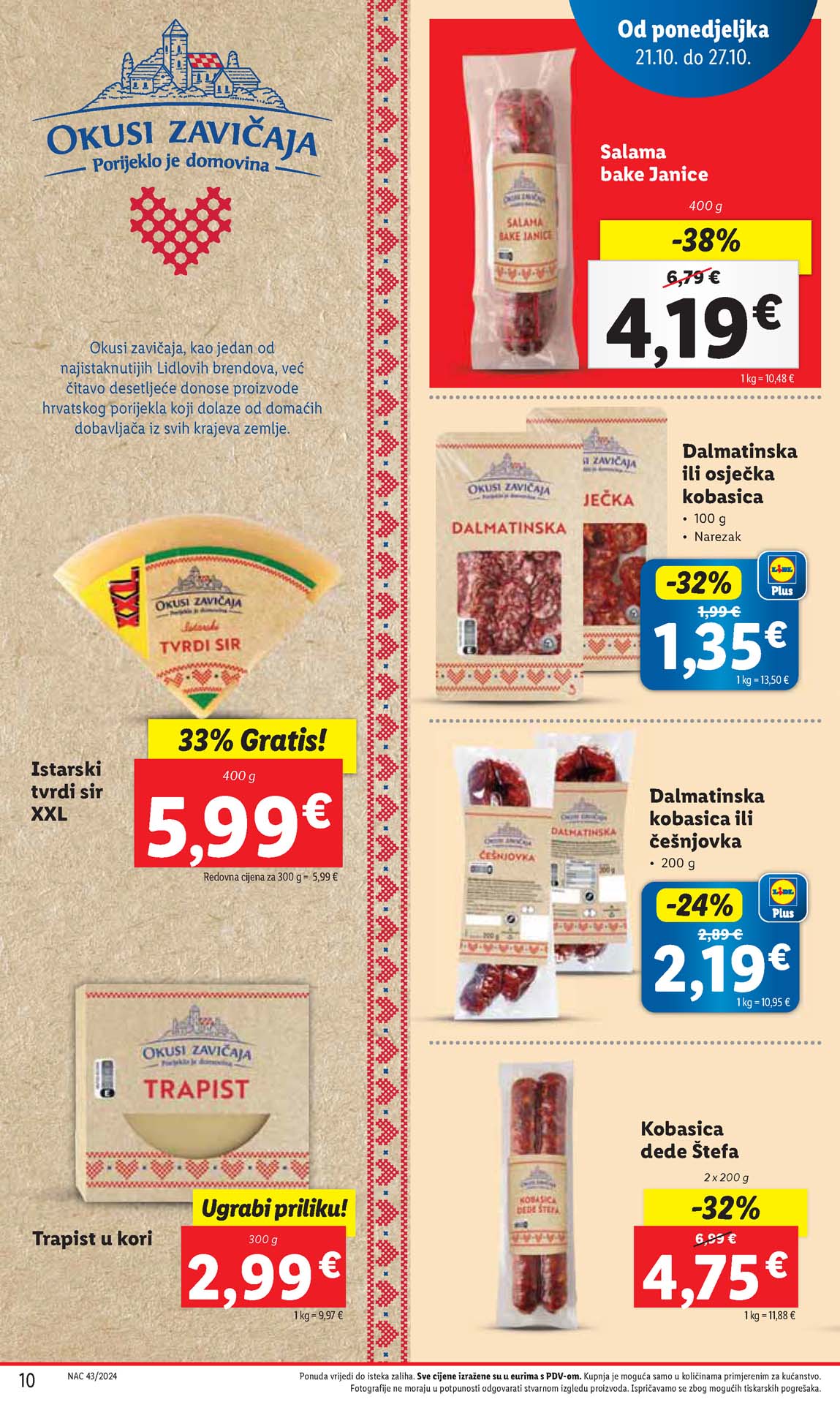 LIDL SNIZENJE SNIZENJA  KATALOG AKCIJA