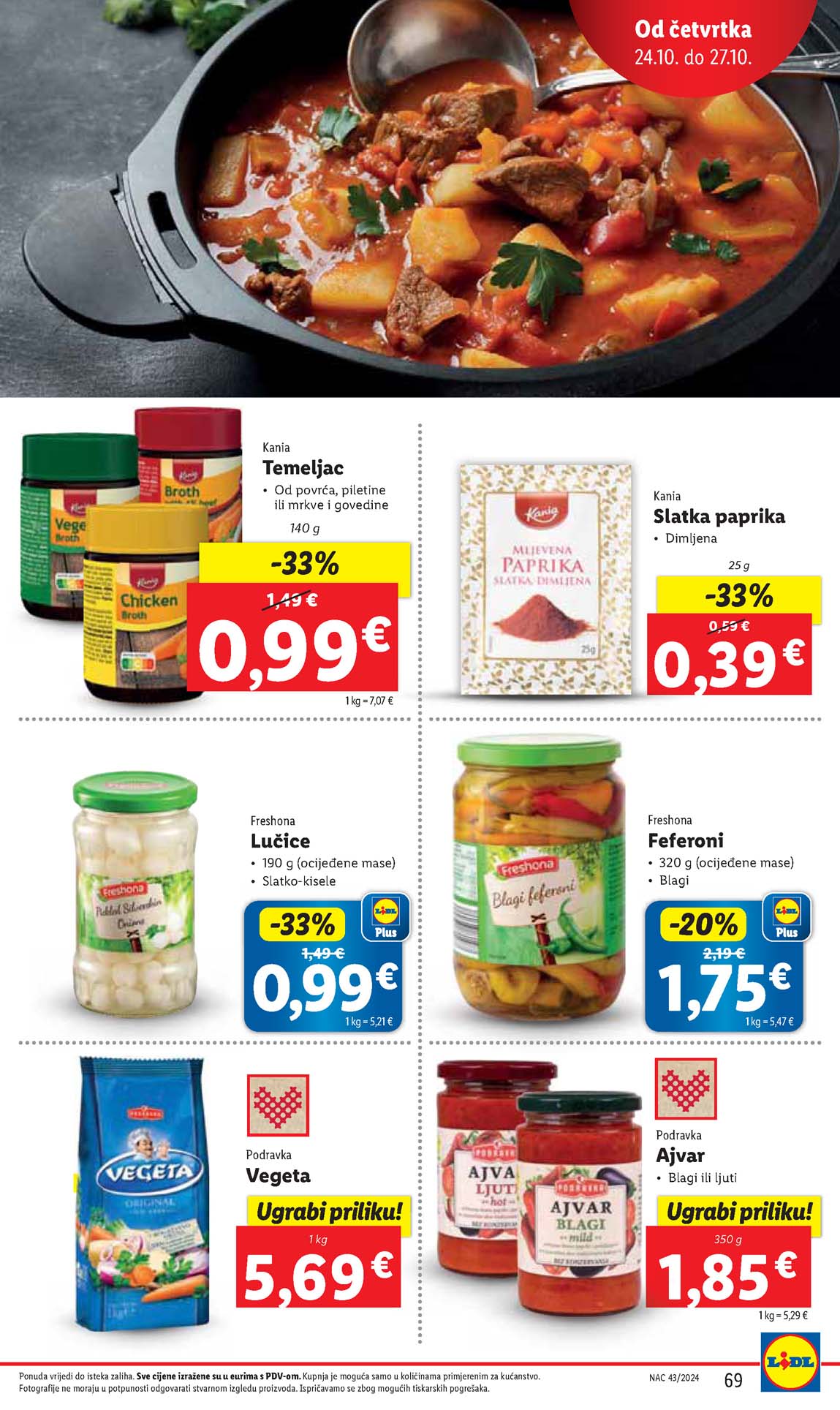 LIDL SNIZENJE SNIZENJA  KATALOG AKCIJA