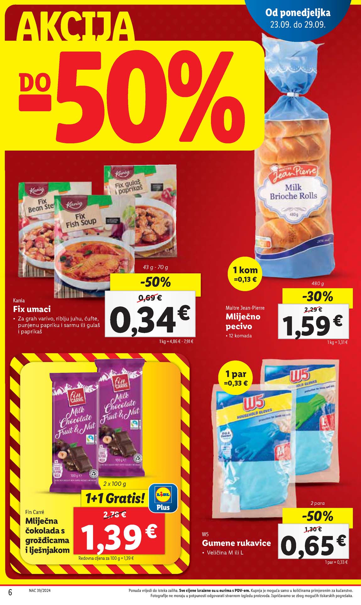 LIDL SNIZENJE SNIZENJA  KATALOG AKCIJA