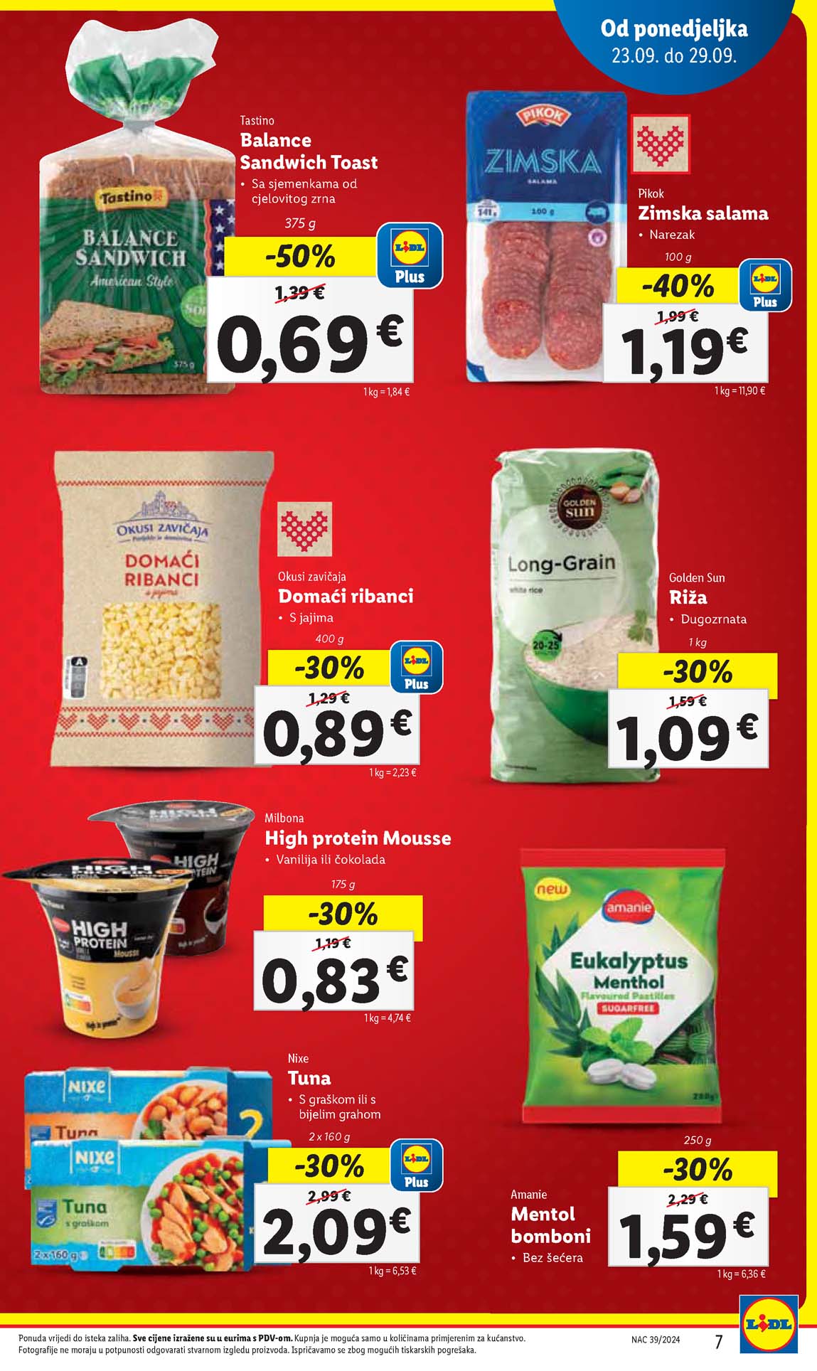 LIDL SNIZENJE SNIZENJA  KATALOG AKCIJA