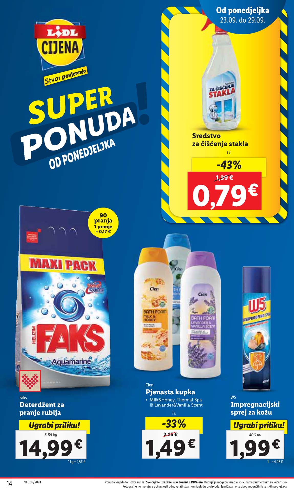 LIDL SNIZENJE SNIZENJA  KATALOG AKCIJA