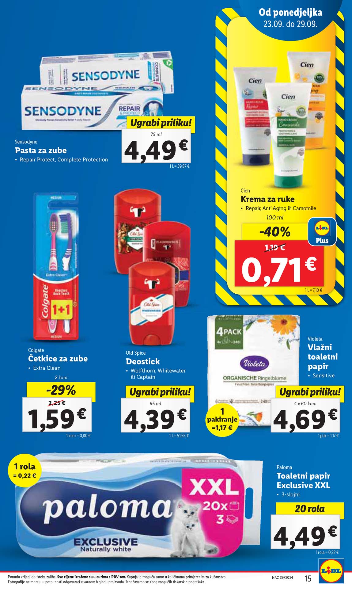 LIDL SNIZENJE SNIZENJA  KATALOG AKCIJA