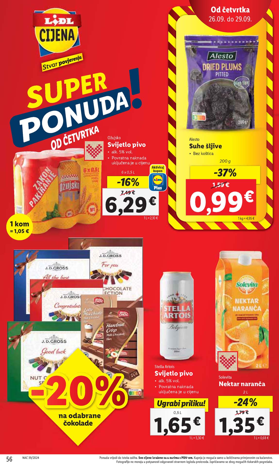 LIDL SNIZENJE SNIZENJA  KATALOG AKCIJA