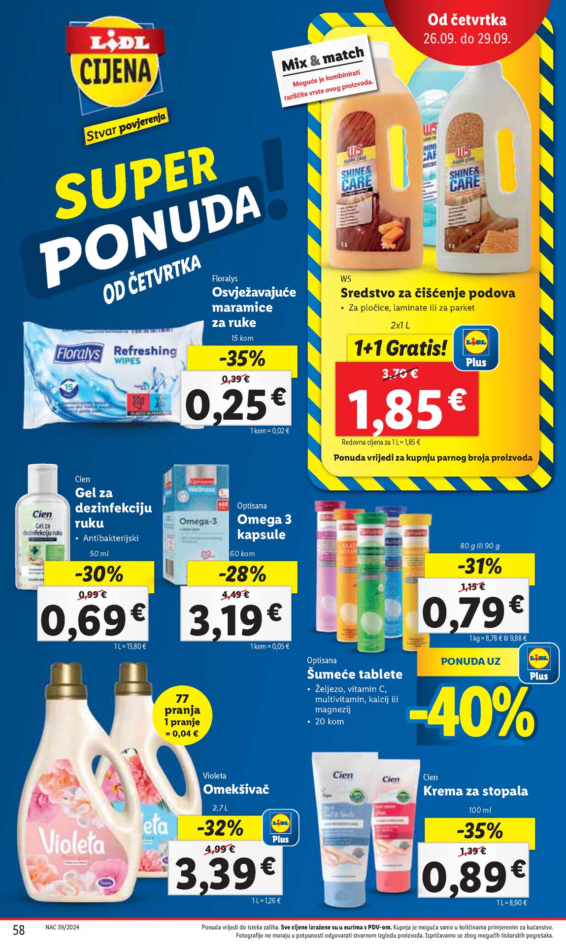 LIDL SNIZENJE SNIZENJA  KATALOG AKCIJA