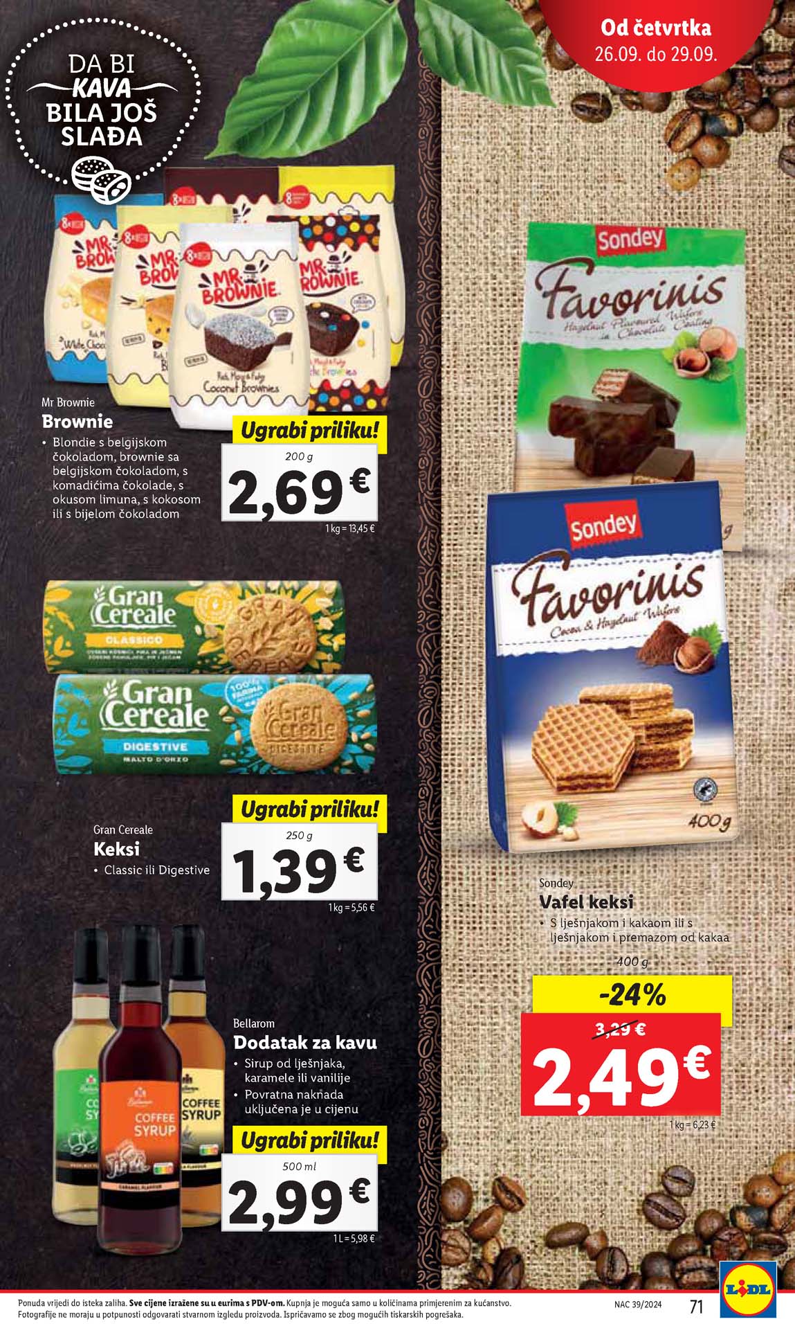 LIDL SNIZENJE SNIZENJA  KATALOG AKCIJA