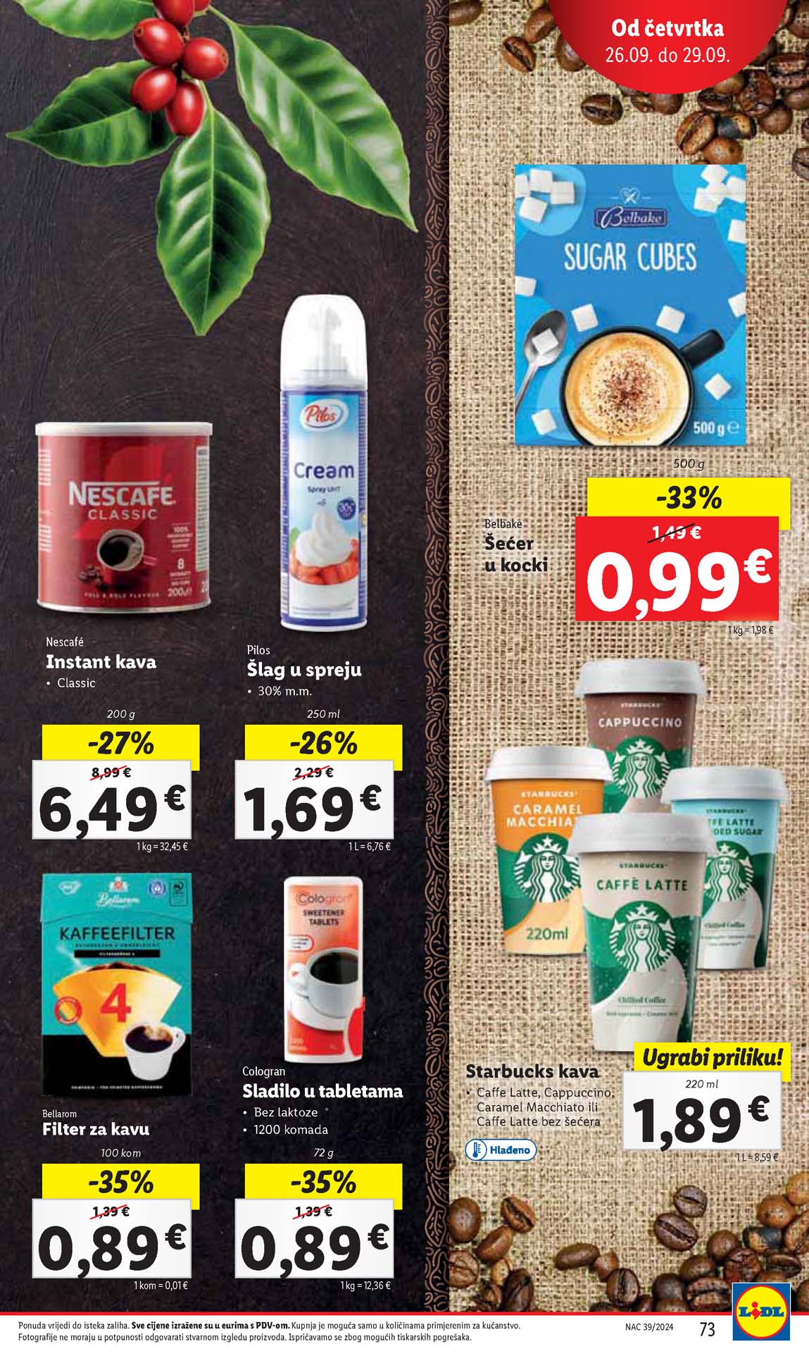 LIDL SNIZENJE SNIZENJA  KATALOG AKCIJA