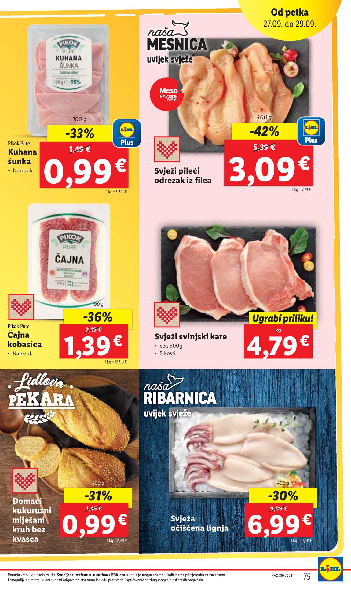 LIDL SNIZENJE SNIZENJA  KATALOG AKCIJA