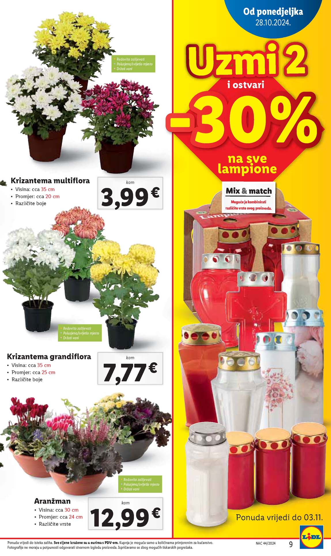 LIDL SNIZENJE SNIZENJA  KATALOG AKCIJA