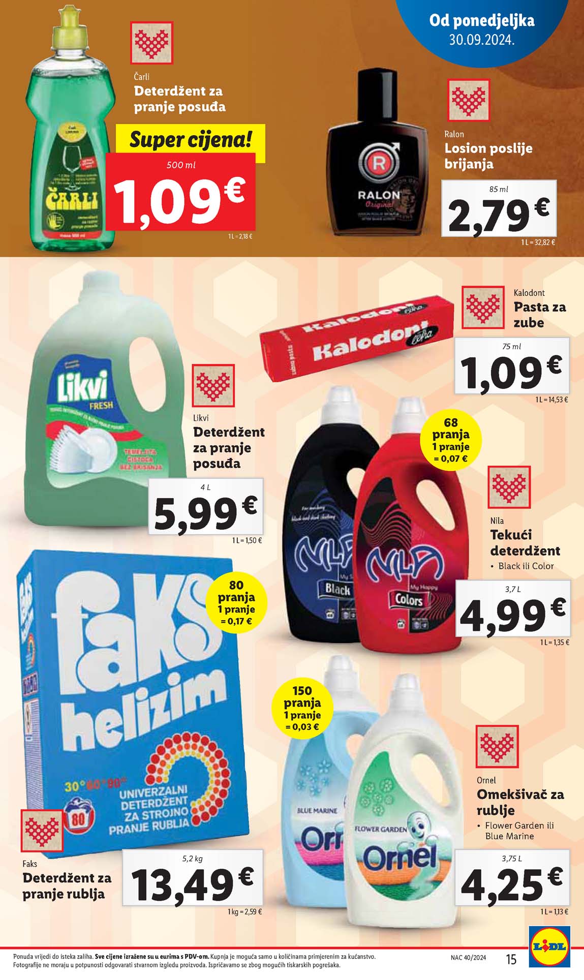 LIDL SNIZENJE SNIZENJA  KATALOG AKCIJA