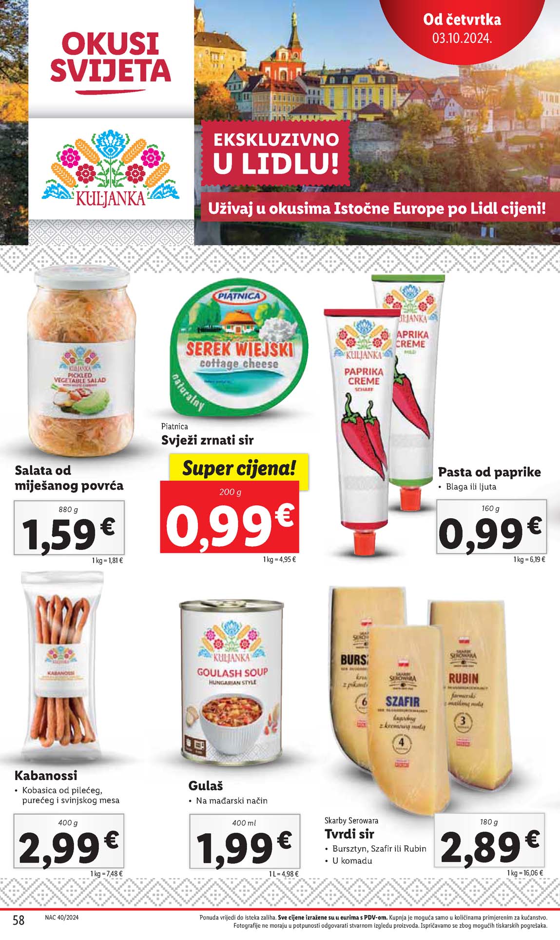 LIDL SNIZENJE SNIZENJA  KATALOG AKCIJA