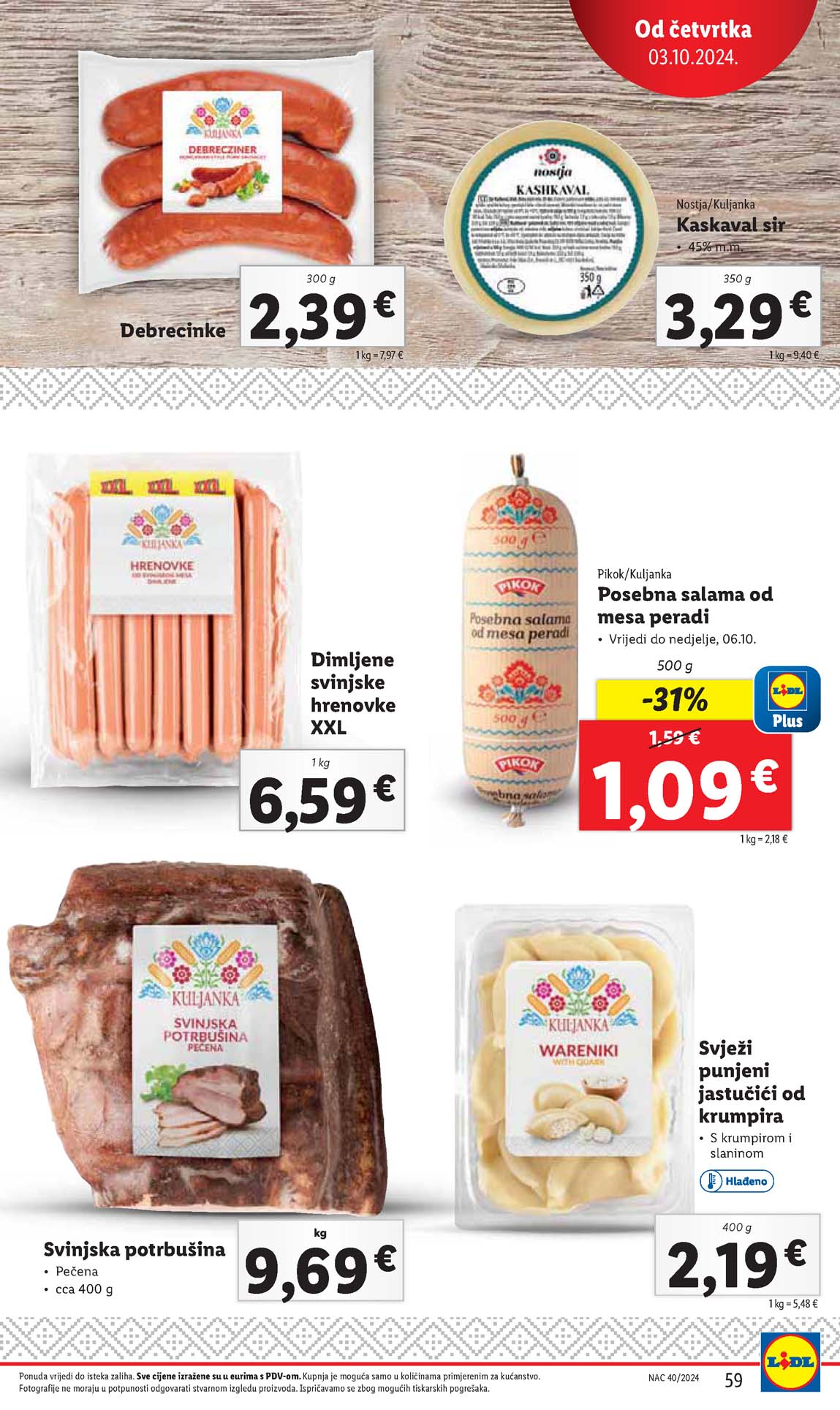 LIDL SNIZENJE SNIZENJA  KATALOG AKCIJA