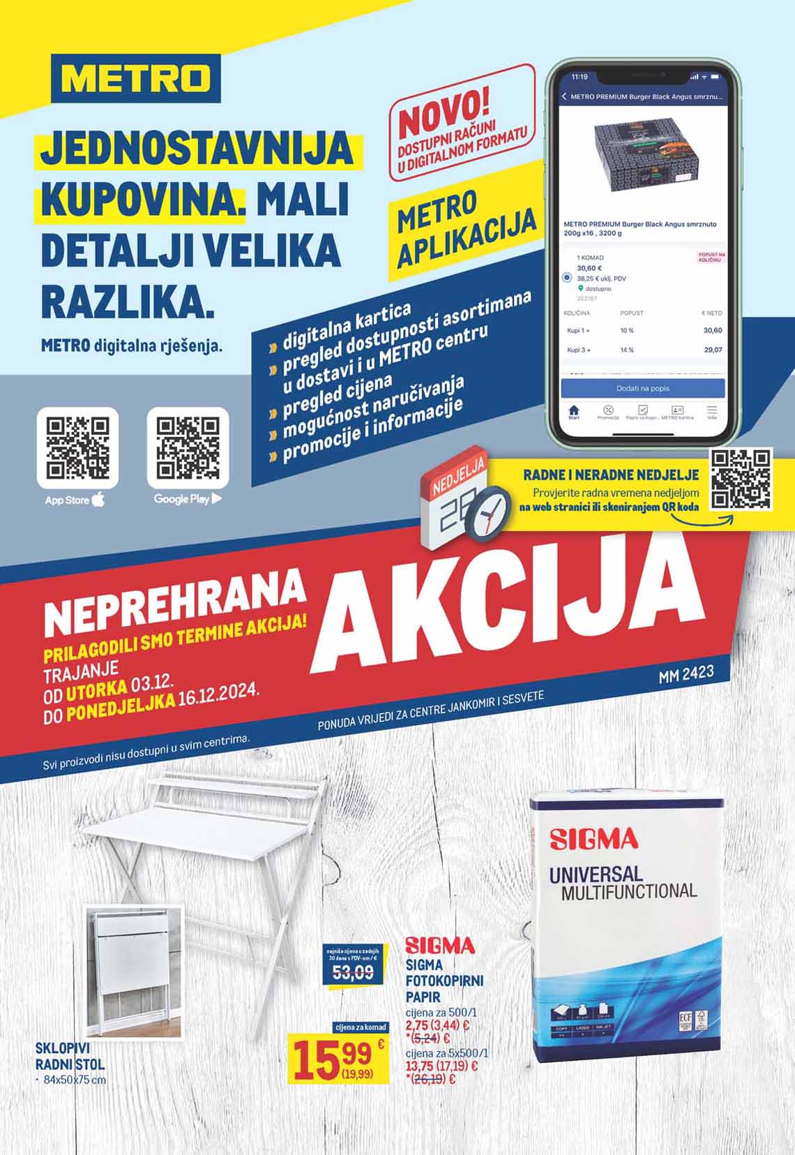 Metro Profi cijena za Vaš profit