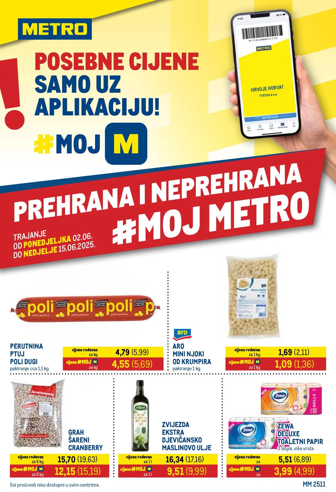 Metro katalog prehrane snizenja