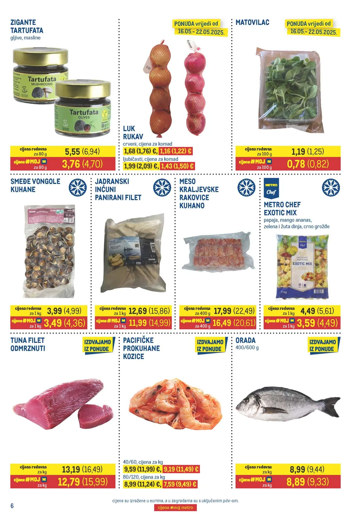 Metro katalog prehrane snizenja